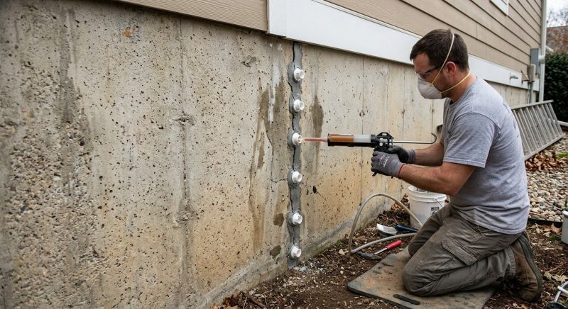 Basement Crack Repair in Tuscaloosa County, AL
