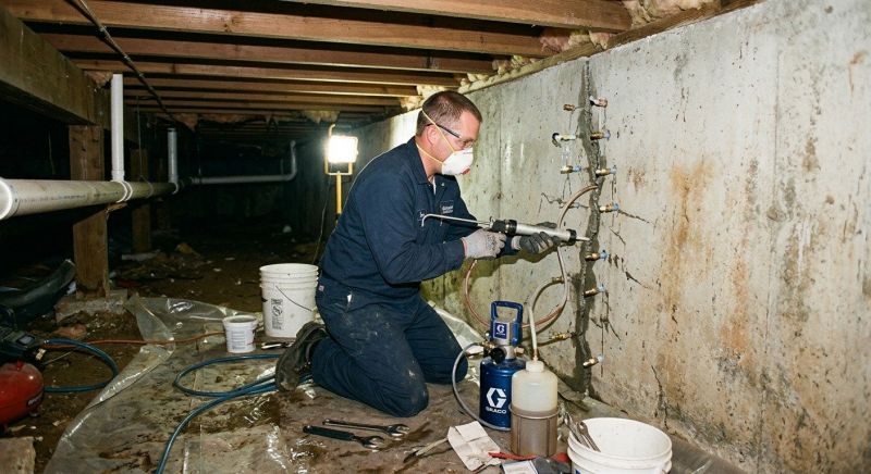 Basement Foundation Repair in Berry, AL