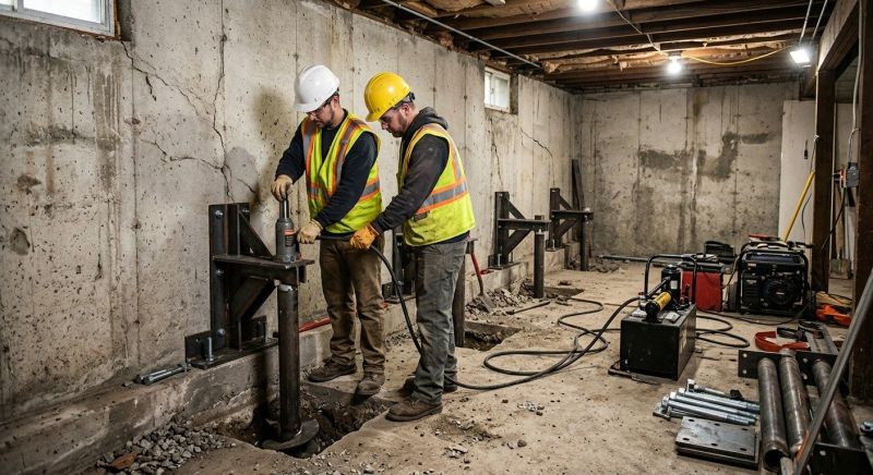 Basement Stabilization in Tuscaloosa County, AL