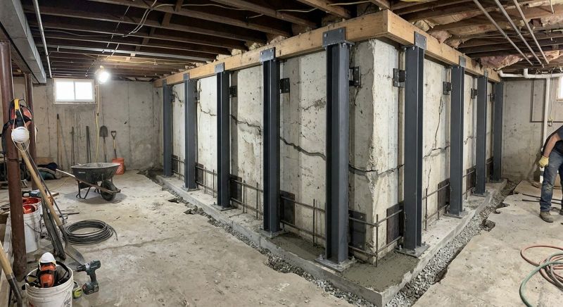 Basement Stabilization in Tuscaloosa County, AL
