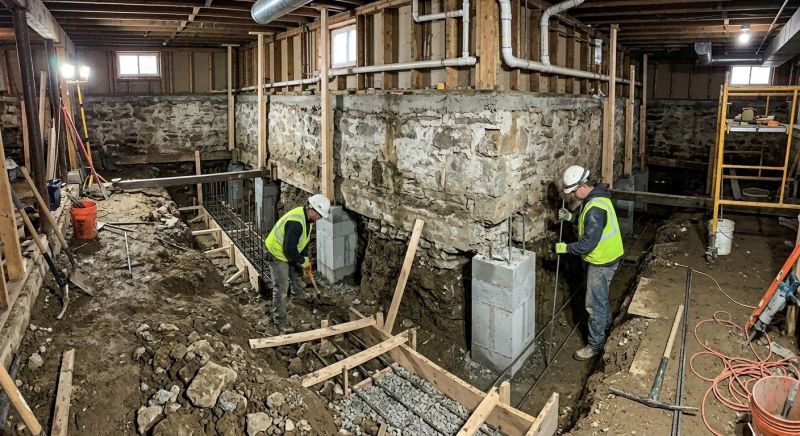 Basement Underpinning in Tuscaloosa County, AL