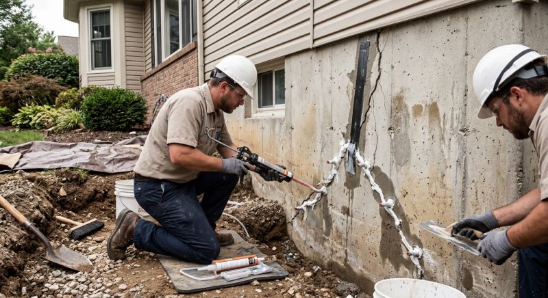 Cracked Foundation Repair in Coker, AL