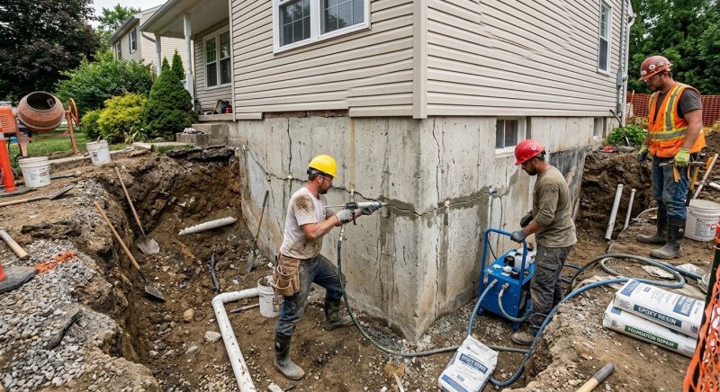 Cracked Foundation Repair in Tuscaloosa County, AL