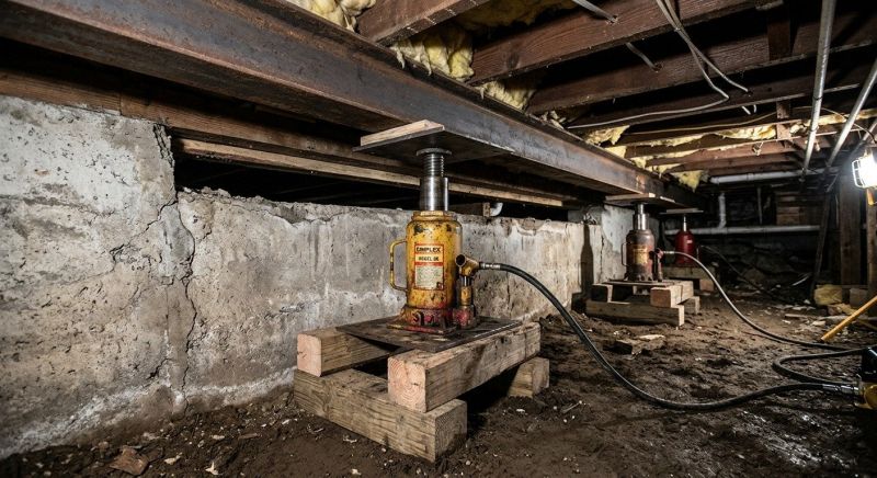 Foundation Jacking in Moundville, AL