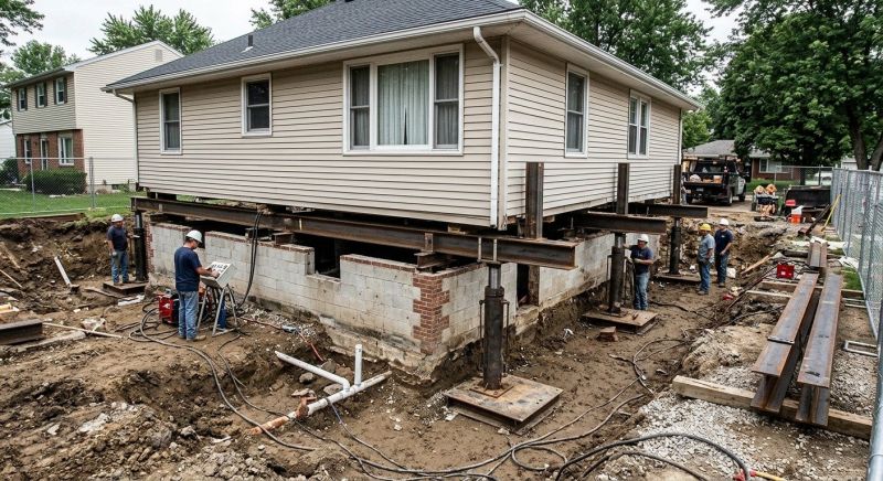 Foundation Lifting in Moundville, AL