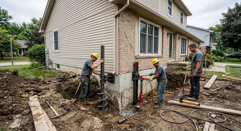 Foundation Settlement Repair in Tuscaloosa County, AL
