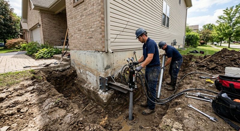 Foundation Settlement Repair in Tuscaloosa County, AL