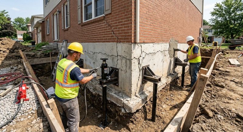 Foundation Structural Repair in Moundville, AL