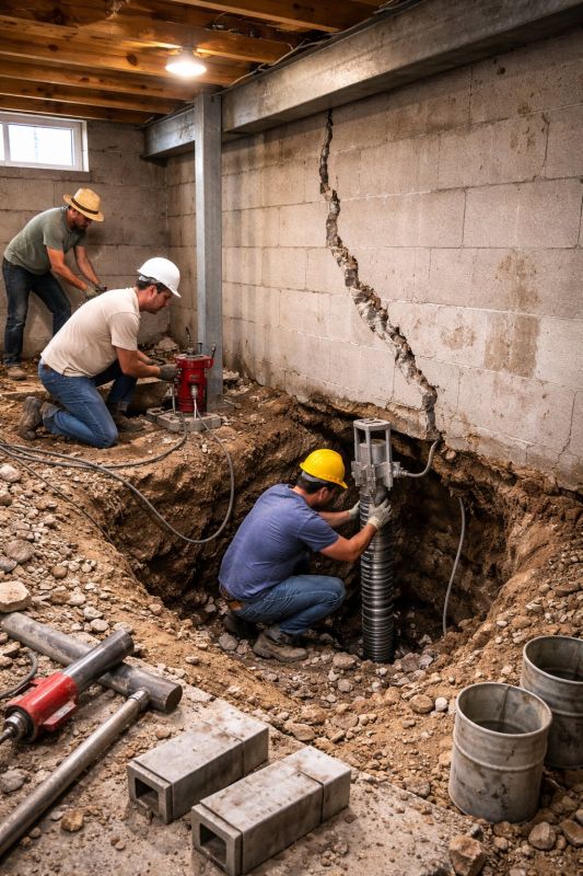 Foundation Structural Repair in Ralph, AL