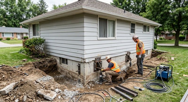 House Foundation Repair in Vance, AL