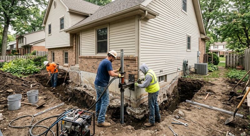 House Foundation Repair in Vance, AL