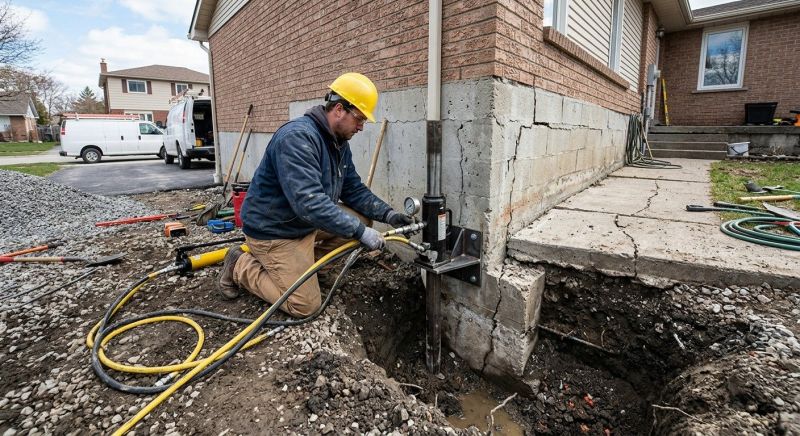 Sinking Foundation Repair in Berry, AL