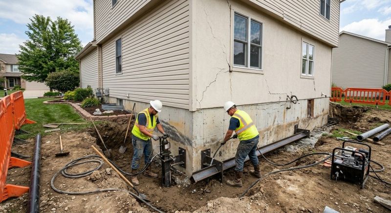 Sinking Foundation Repair in Ralph, AL