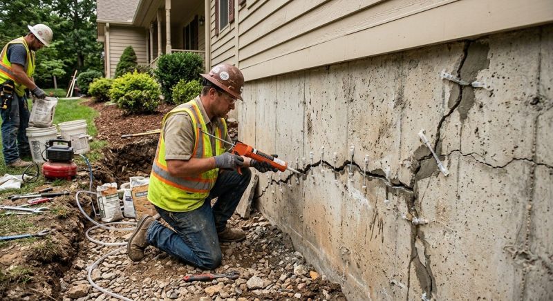 Structural Crack Repair in Tuscaloosa County, AL